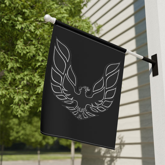 Black Pontiac Firebird Trans Am Formula Smokey Garden & House Banner