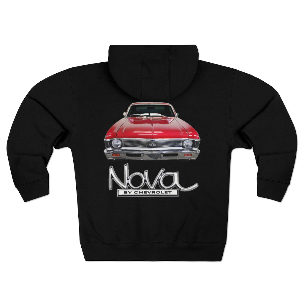 Red 1968 Chevy II Nova Classic Muscle Car Guy Gift,lover,Camaro,GTO,firebird,mustang,nova,corvette,charger,hot rod,Chevrolet Hoodie