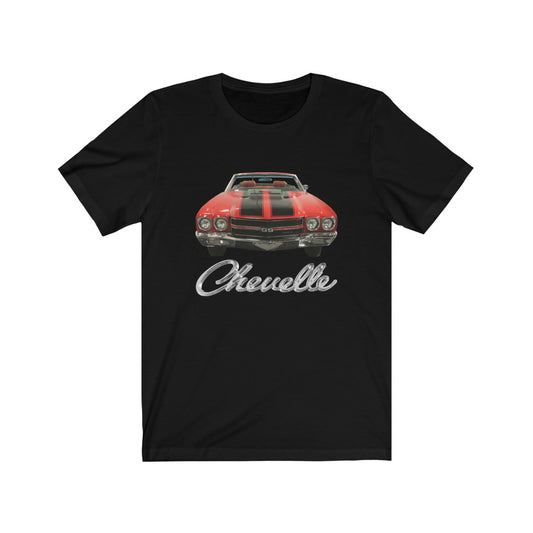 1970 Chevelle Convertible Short Sleeve T-shirt Car Guy Gift,lover,Camaro,GTO,firebird,nova,corvette,classic,hot rod,Chevrolet,chevy