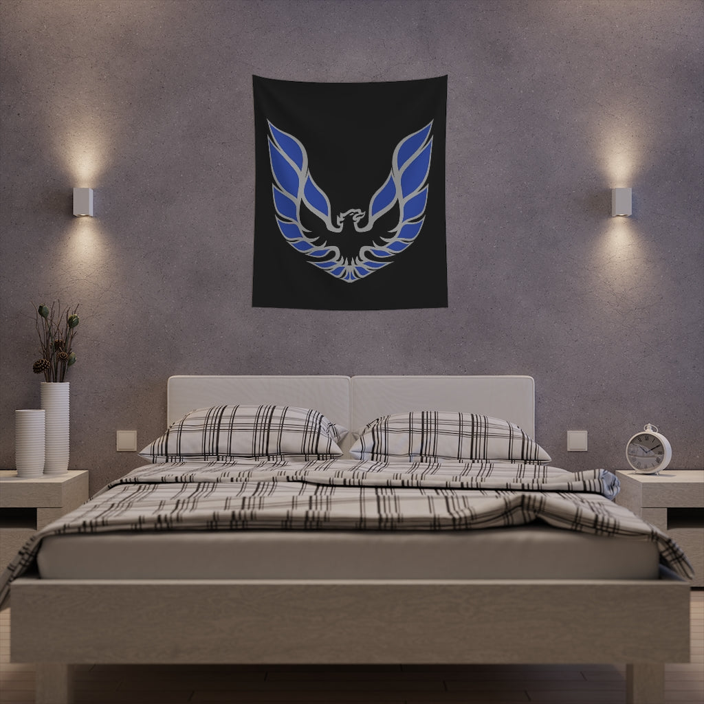 Printed Wall Tapestry WS6 Firebird Trans Am Car Guy Gift,nova,corvette,charger,classic,hot Rod blue