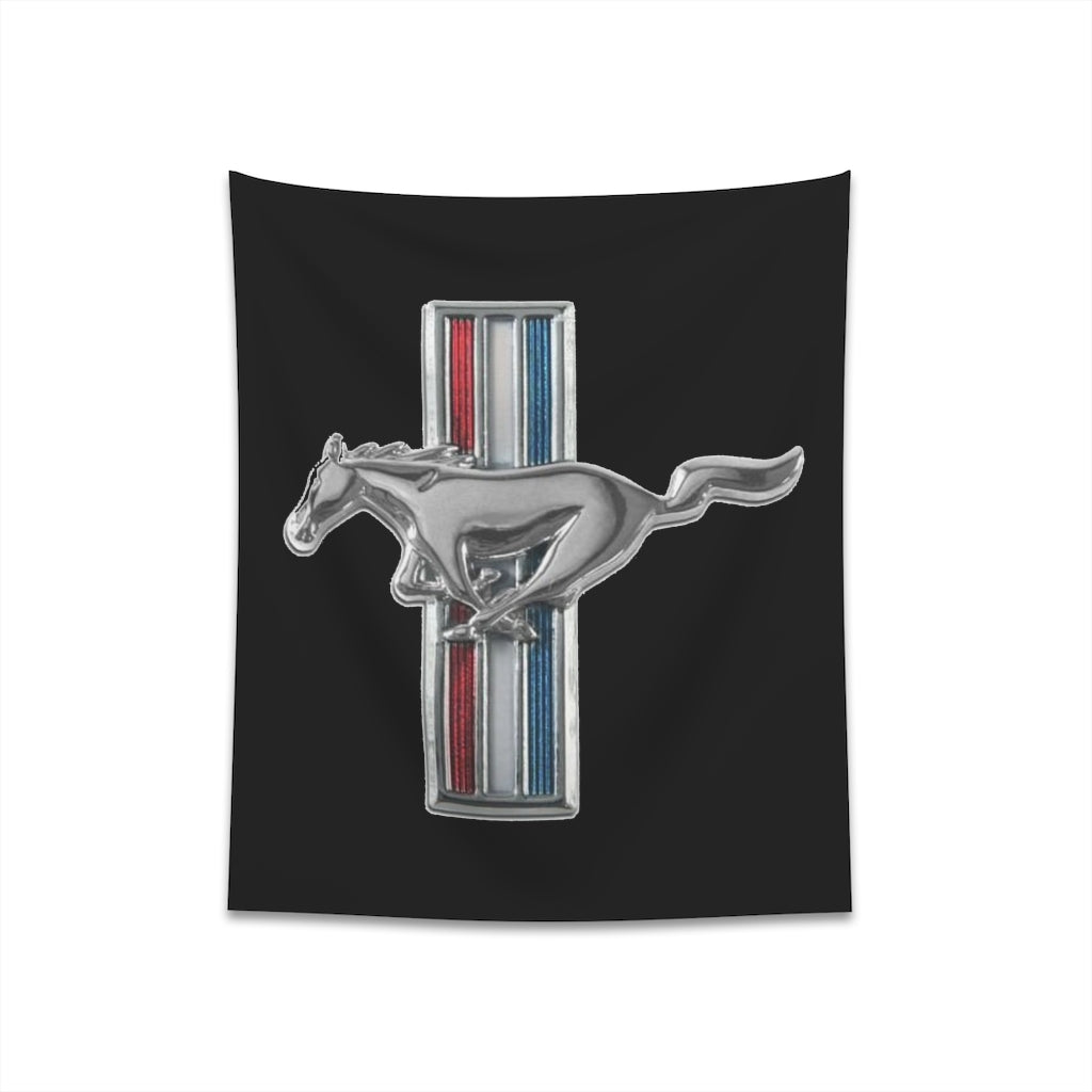 Printed Wall Tapestry Mustang Car Guy Gift,nova,corvette,charger,classic,hot Rod