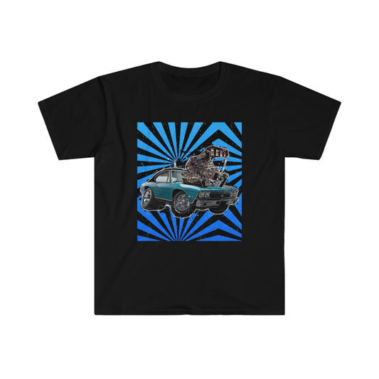 Psychedelic 1968 Chevelle SS 396 t-Shirt Car Guy Gift,lover,Camaro,GTO,corvette,classic,hot rod,Chevrolet,chevy