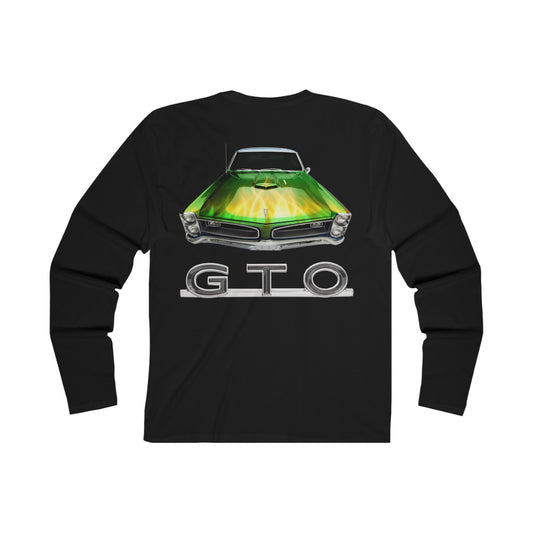 Flames 1966 Pontiac GTO Hoodie Classic Muscle Car Guy Gift