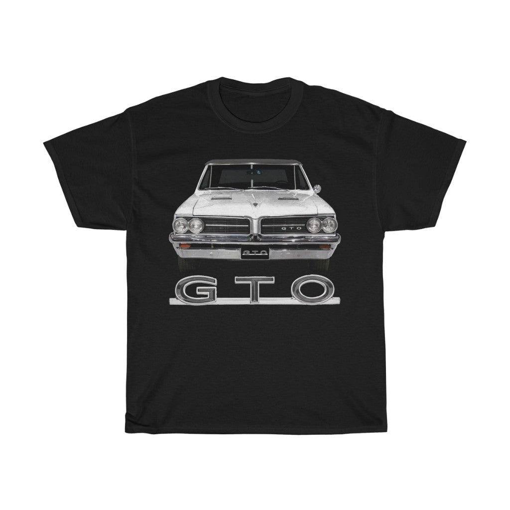 White 1964 Pontiac GTO T-Shirt Classic Muscle Car Guy Gift,lover,Camaro,corvette,charger,challenger,hot rod,Chevrolet