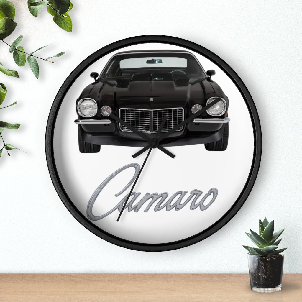 Black 1970 Camaro Wall clock Gift Decor Classic Muscle