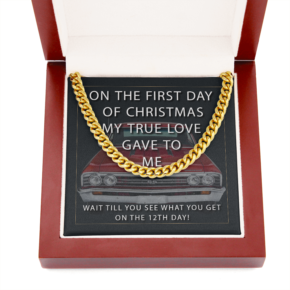 1967 Chevelle SS 396 Necklace Chain Classic Muscle Car Guy Gift,lover,Camaro,GTO,firebird,nova,hot rod,Chevrolet,chevy Christmas