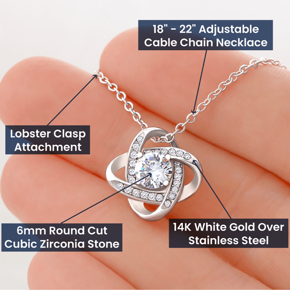 Smokin Hot Wife Deep Blue Necklace and Pendant 14k white gold over stainless steel and cubic zirconia