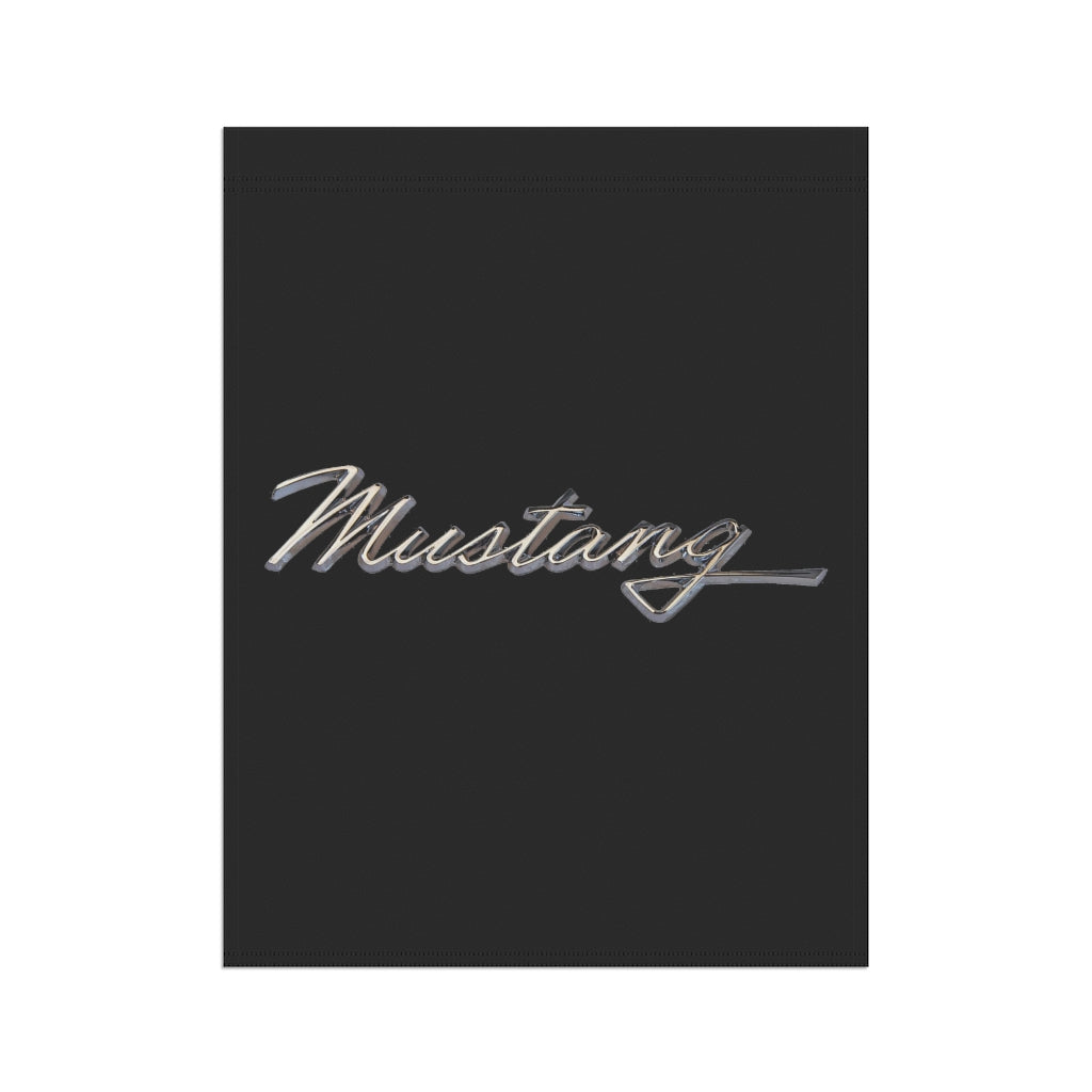 Ford Mustang Garden & House Banner beige black