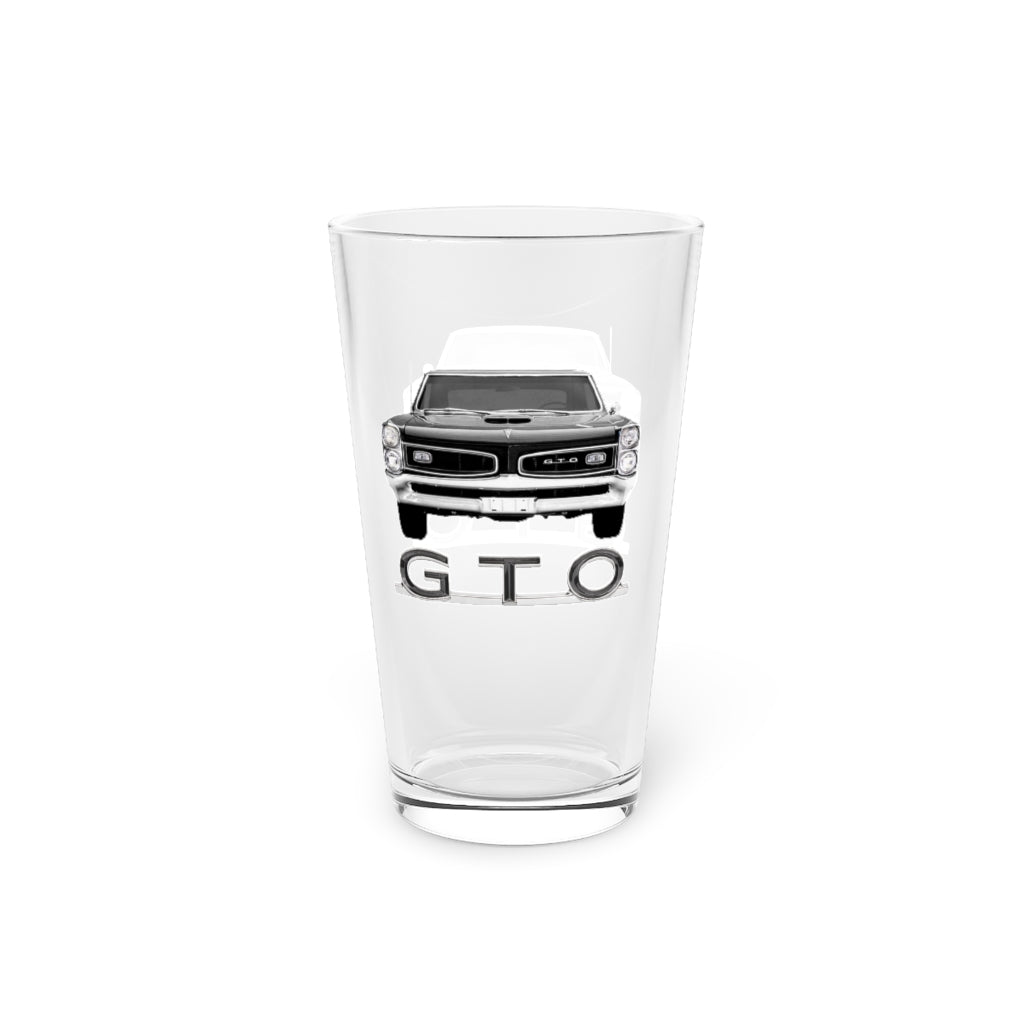 1966 Pontiac GTO Classic Muscle Car Guy Gift Pint Glass, 16oz