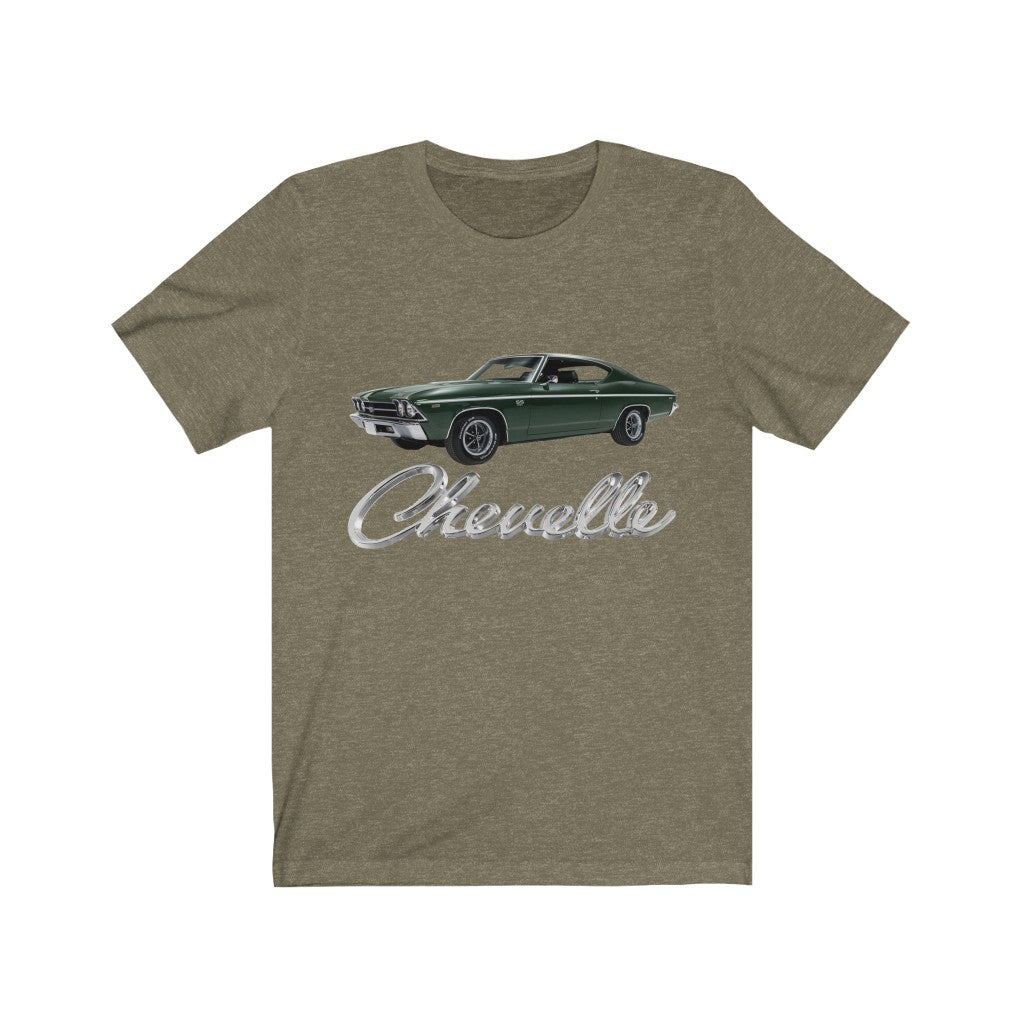 Green 1969 Chevelle SS 396 T-Shirt Car Guy Gift,lover,Camaro,GTO,firebird,nova,corvette,hot rod,Chevrolet,chevy