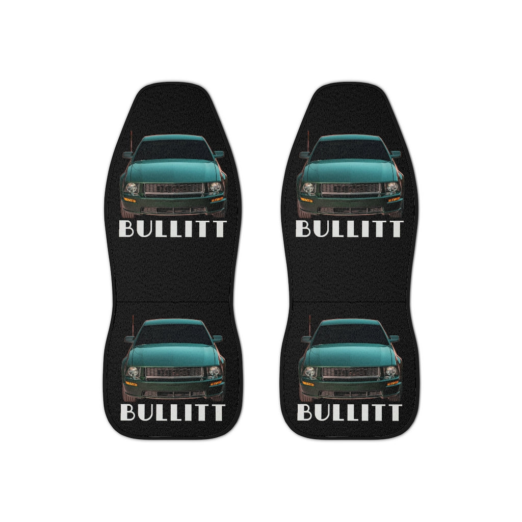 Mustang Bullitt Hot Rod, Gift, Muscle Car Seat Covers