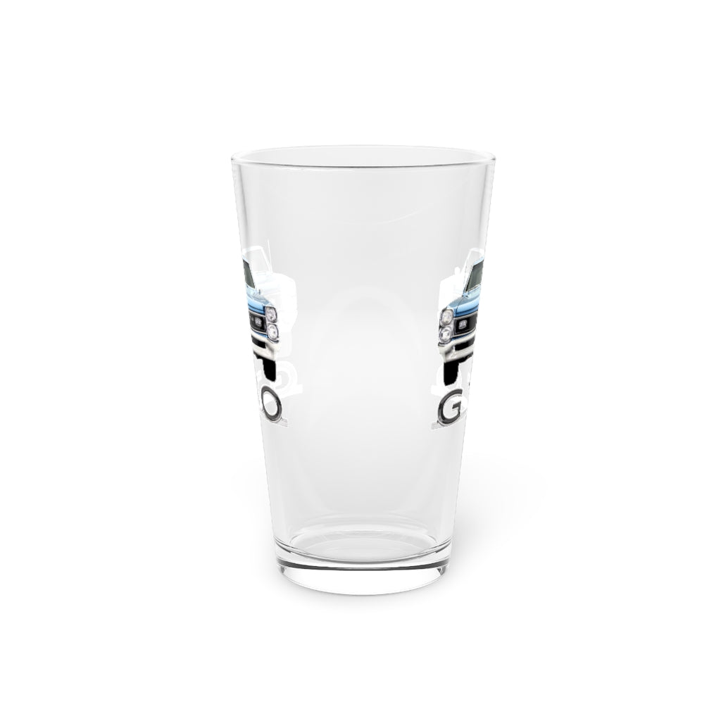 1966 Pontiac GTO Classic Muscle Car Guy Gift Pint Glass, 16oz