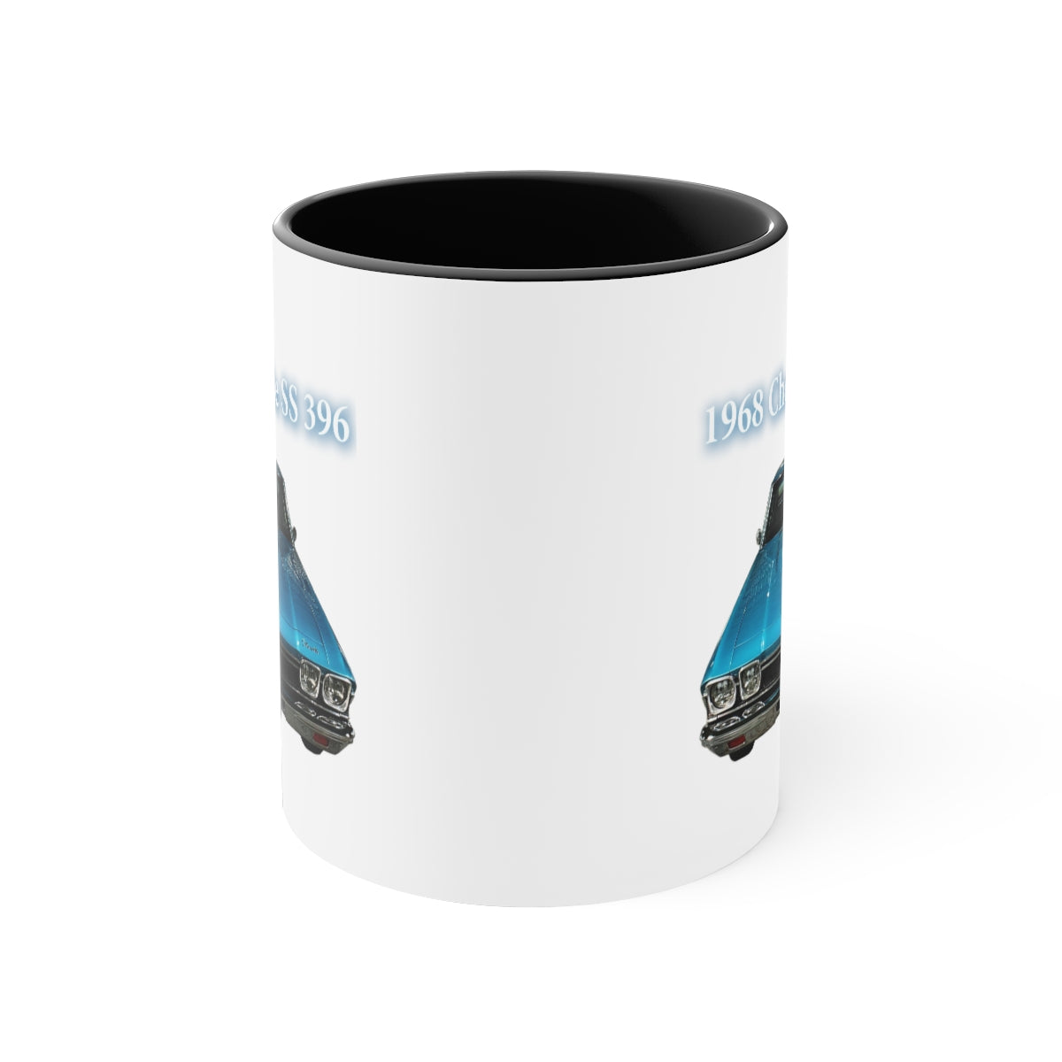 Tripoli Turquoise Chevelle 1968 SS 396 Accent Coffee Mug, 11oz