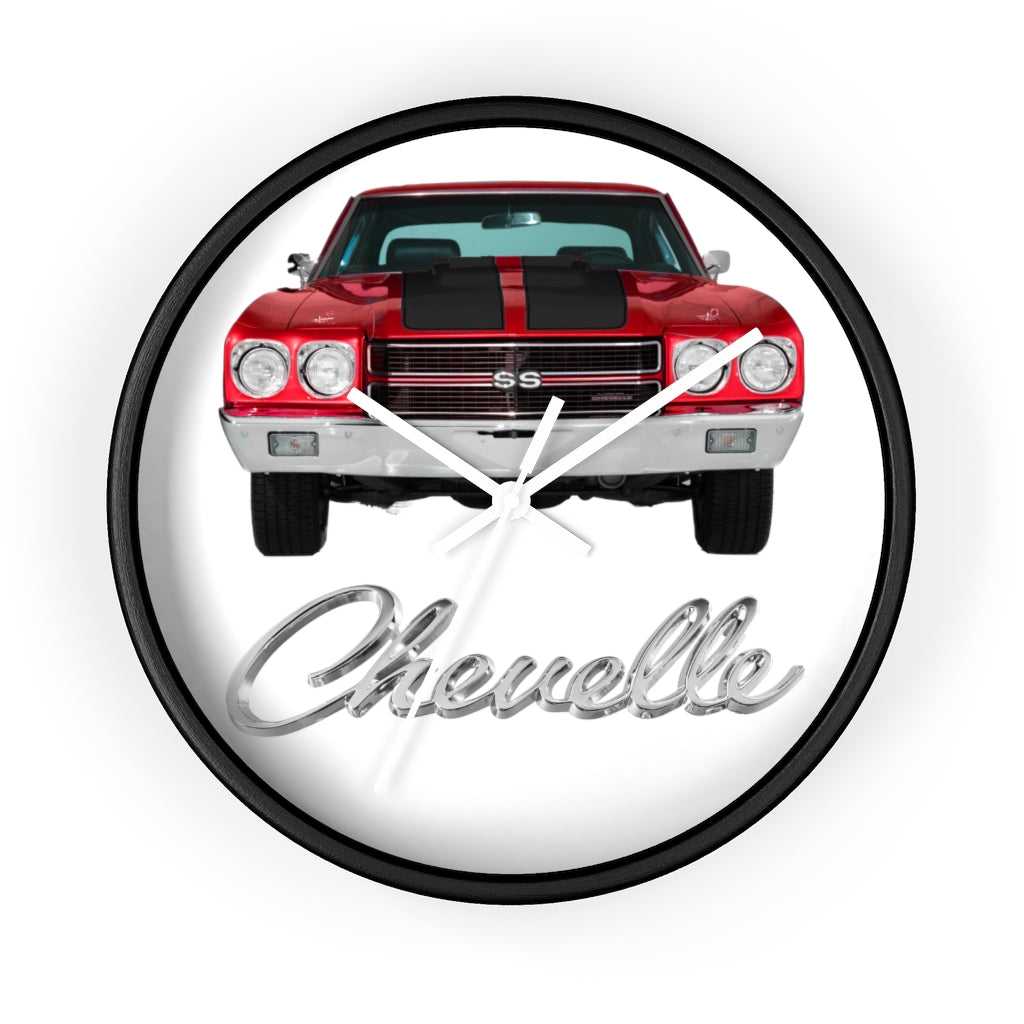 Red Black 1970 Chevelle Wall clock Gift Decor Classic Muscle