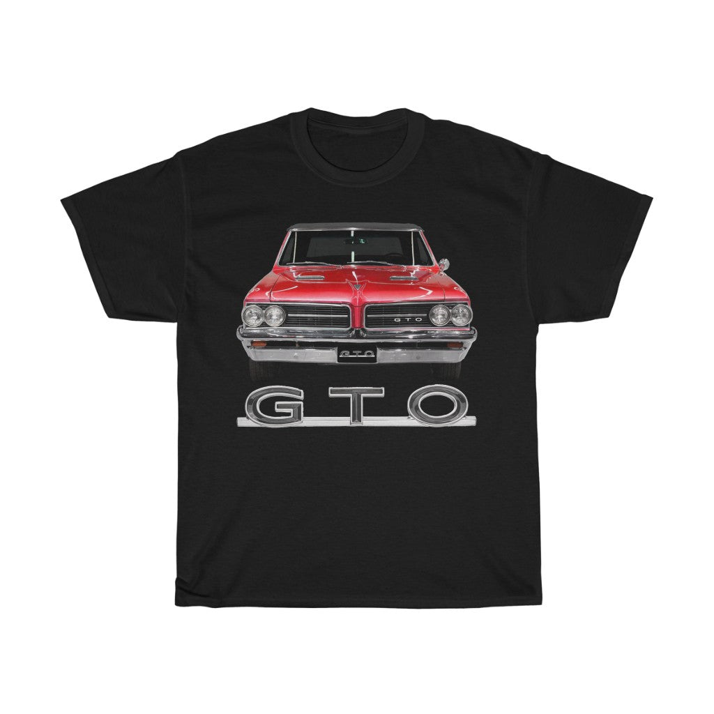 Red 1964 Pontiac GTO T-Shirt Classic Muscle Car Guy Gift,lover,Camaro,corvette,charger,challenger,hot rod,Chevrolet