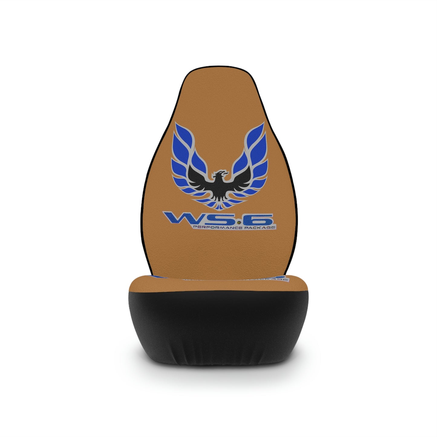 Beige Tan WS6 Blue Firebird Trans Am Classic Muscle Car Guy Gift,lover,Camaro,hot rod SEAT Covers