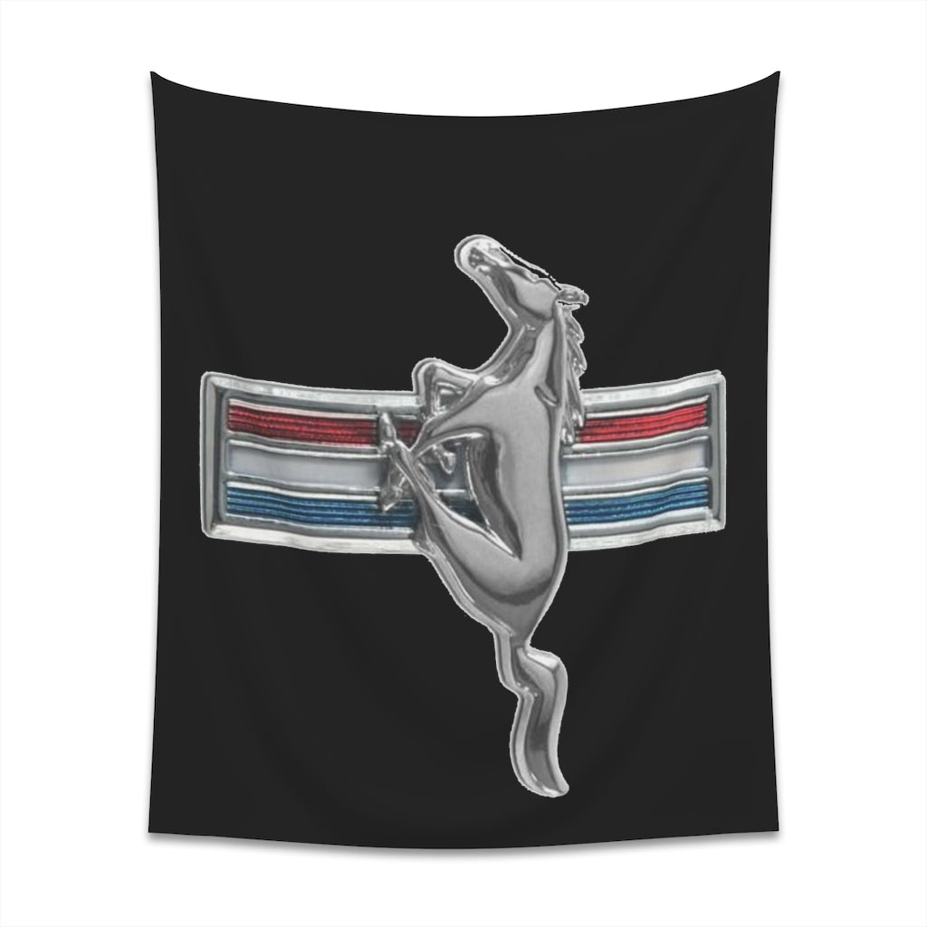 Printed Wall Tapestry Mustang Car Guy Gift,nova,corvette,charger,classic,hot Rod