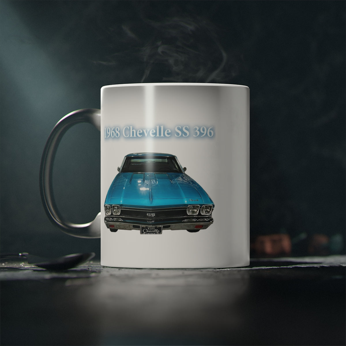 Tripoli Turquoise Chevelle 1968 SS 396 Magic Mug classic,hot Rod,challenger charger,trans Am Car Guy Gift,nova,corvette,charger