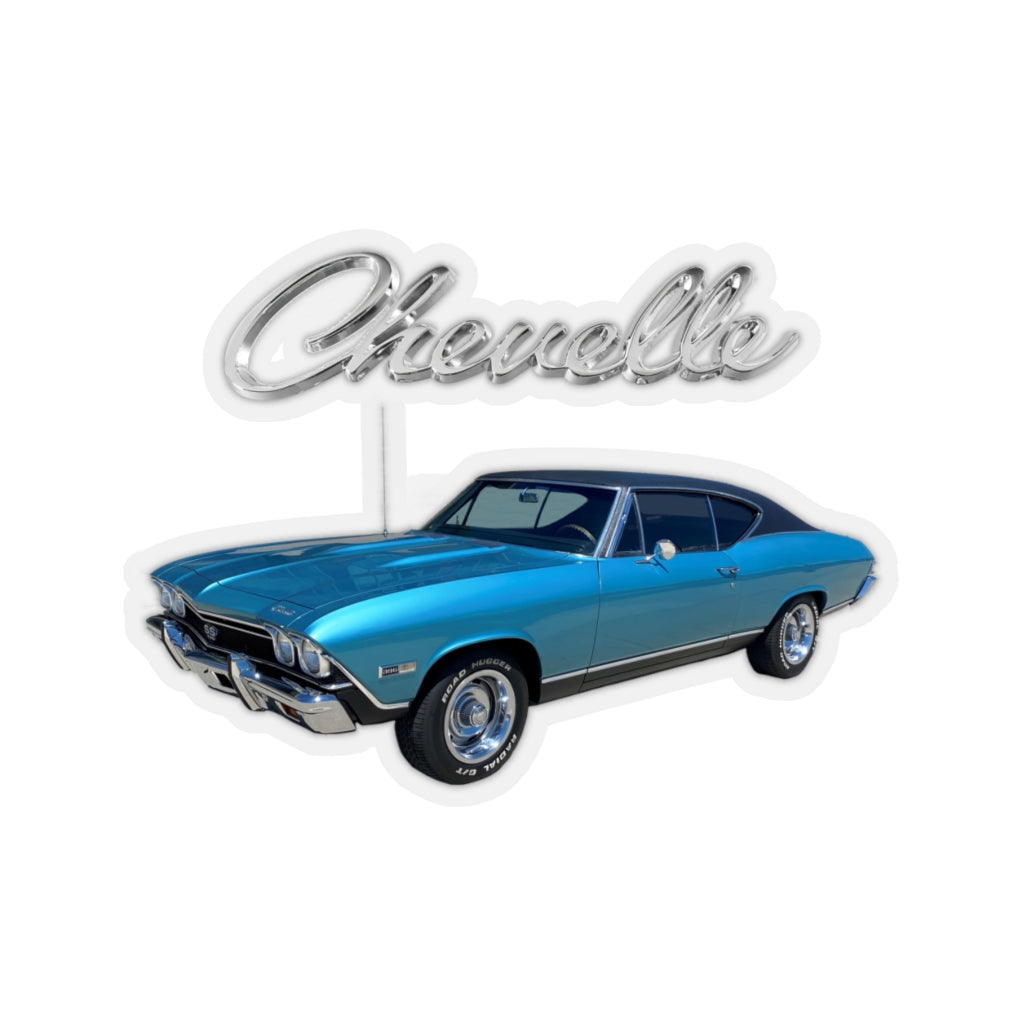 1968 Chevelle Tripolli Turquoise SS 396 Stickers Car Guy Gift,lover,Camaro,GTO,firebird,nova,corvette,classic,hot rod,Chevrolet,chevy