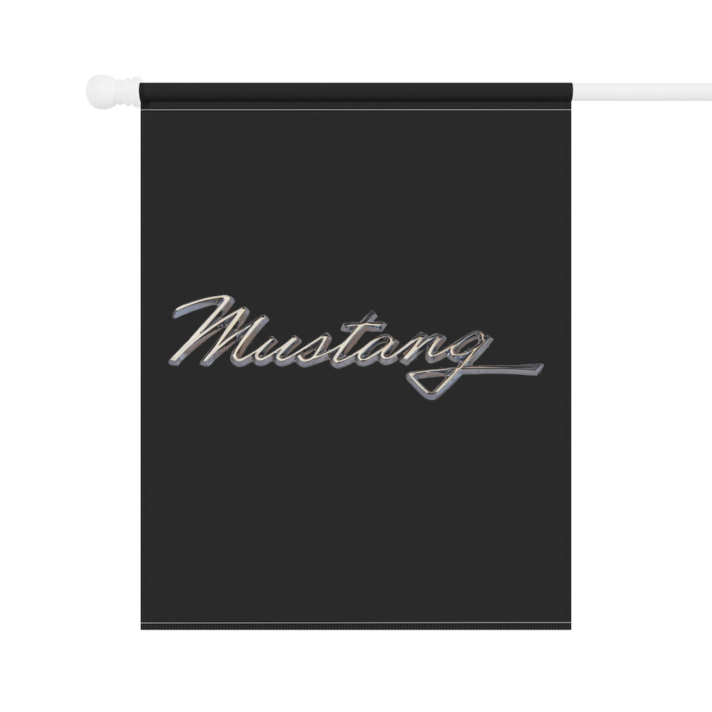 Ford Mustang Garden & House Banner beige black