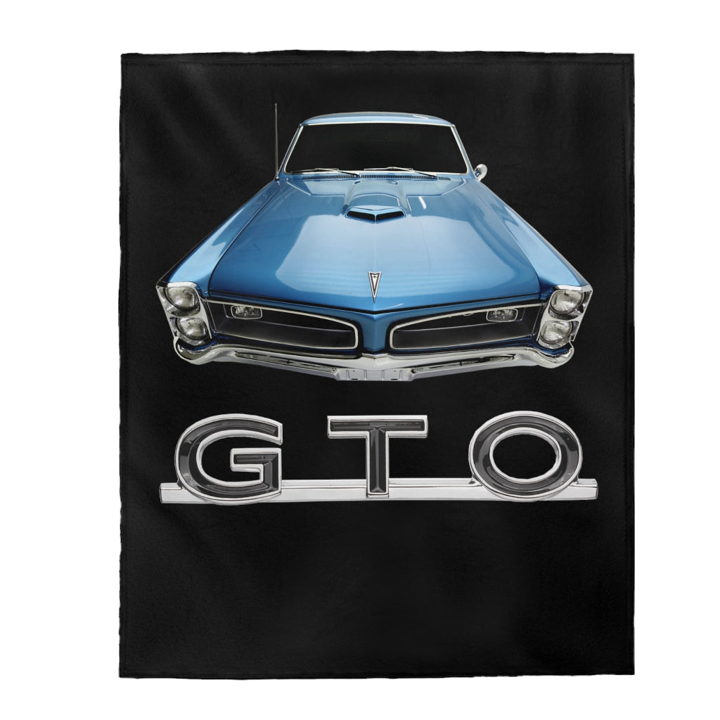 1966 Pontiac GTO Classic Muscle Car Guy Gift Plush Blanket