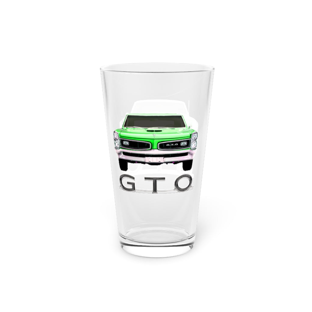 1966 Pontiac GTO Classic Muscle Car Guy Gift Pint Glass, 16oz