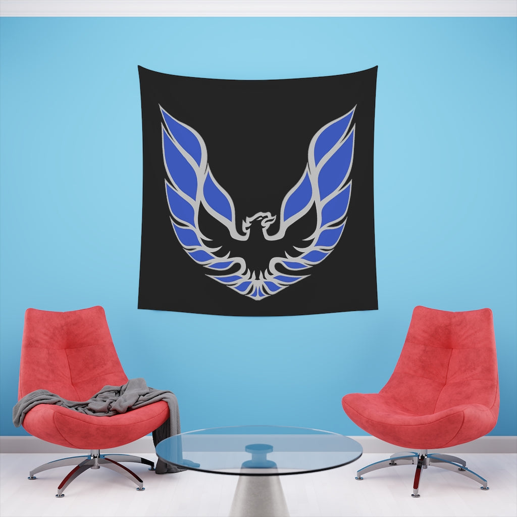 Printed Wall Tapestry WS6 Firebird Trans Am Car Guy Gift,nova,corvette,charger,classic,hot Rod blue