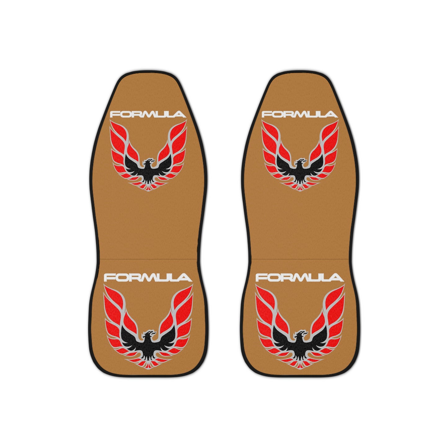 Tan Beige Firebird Formula Trans Am WS6 Classic Muscle Car Guy Gift,lover,Camaro,hot rod SEAT Covers Red