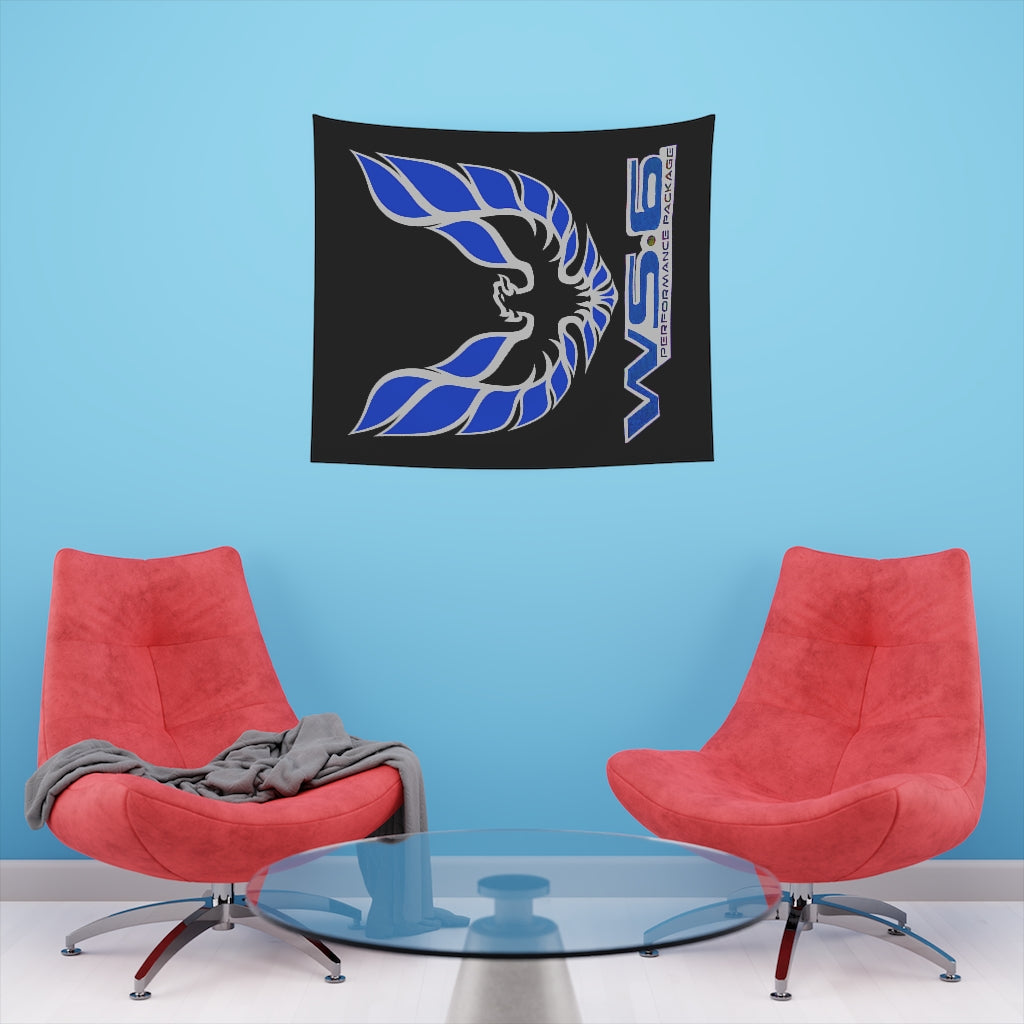 Printed Wall Tapestry WS6 Firebird Trans Am Car Guy Gift,nova,corvette,charger,classic,hot Rod blue