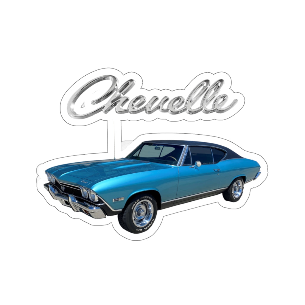 1968 Chevelle Tripolli Turquoise SS 396 Stickers Car Guy Gift,lover,Camaro,GTO,firebird,nova,corvette,classic,hot rod,Chevrolet,chevy