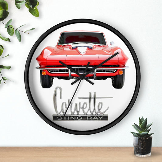 Corvette Wall clock Gift Decor Classic Muscle