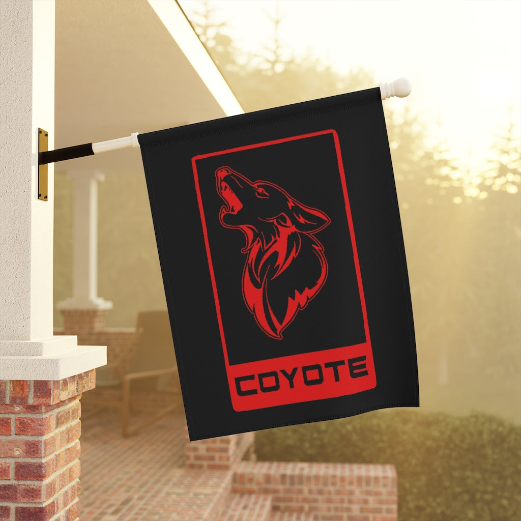 5.0 Coyote V8 Emblem for 11-14 Ford Mustang F150 F250 F350 Garden & House Banner Red