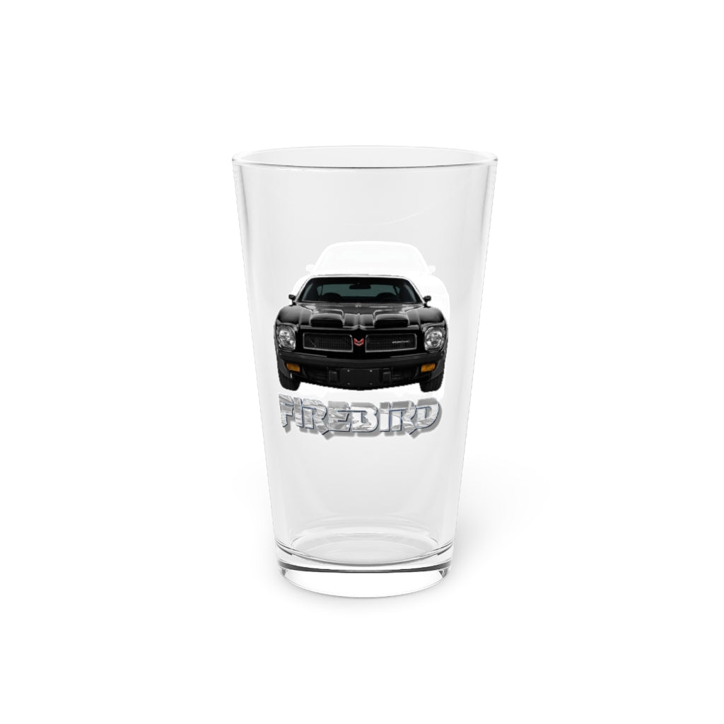 Black 1974 Firebird Trans Am Pint Glass Car Guy Gift,nova,corvette,charger,classic,hot Rod