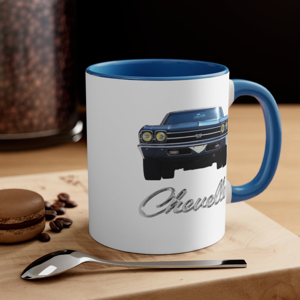 1969 Chevelle Mug Car Guy Gift,lover,Camaro,GTO,firebird,nova,corvette,hot rod,Chevrolet,chevy