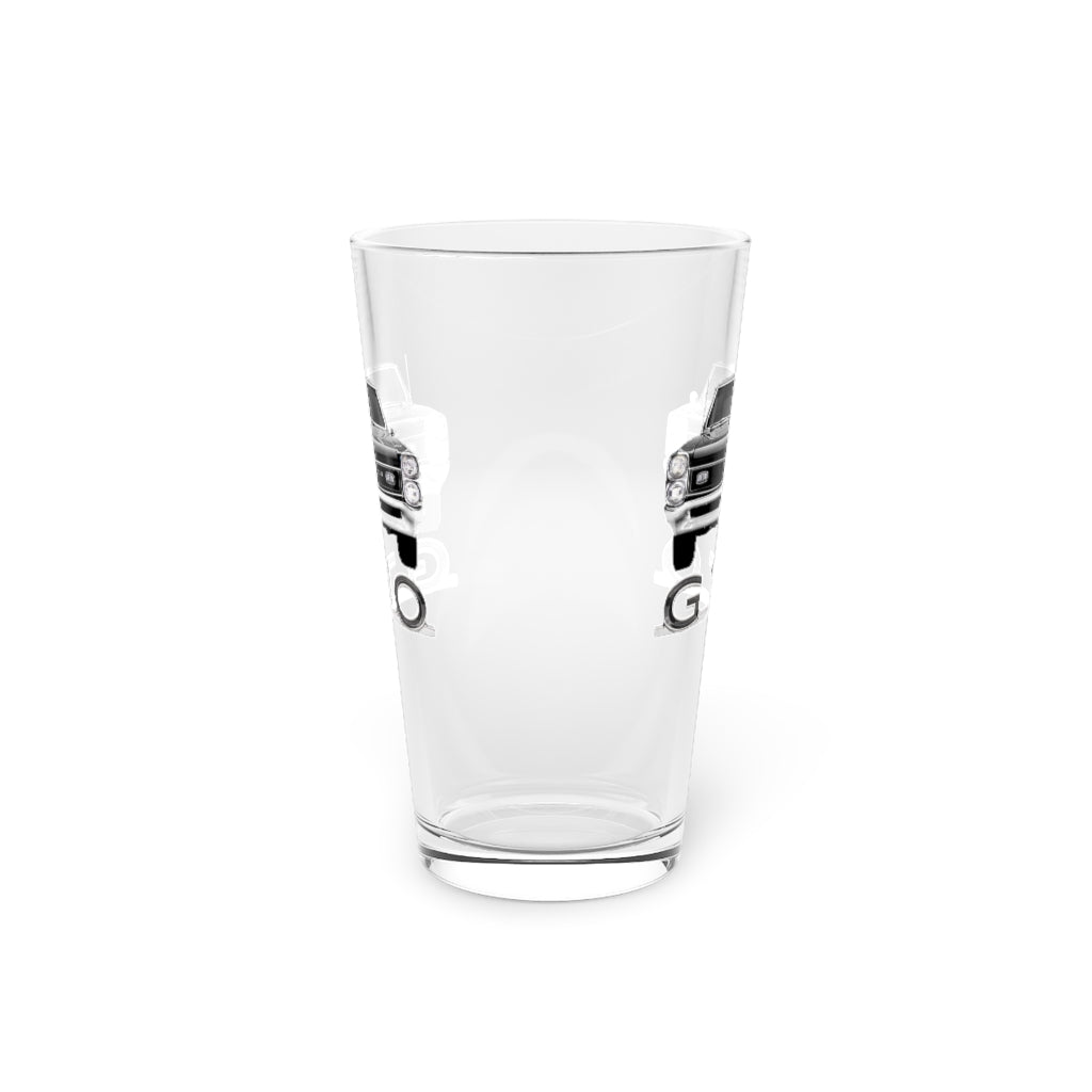 1966 Pontiac GTO Classic Muscle Car Guy Gift Pint Glass, 16oz