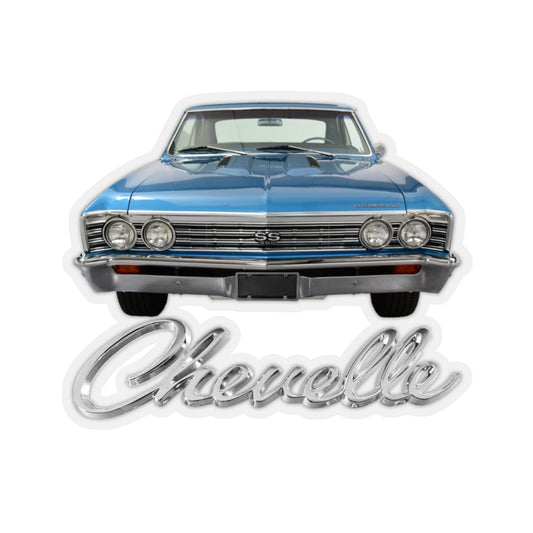Blue 1967 Chevelle SS 396 Stickers Classic Muscle Car Guy Gift,lover,Camaro,GTO,firebird,nova,corvette,Chevrolet