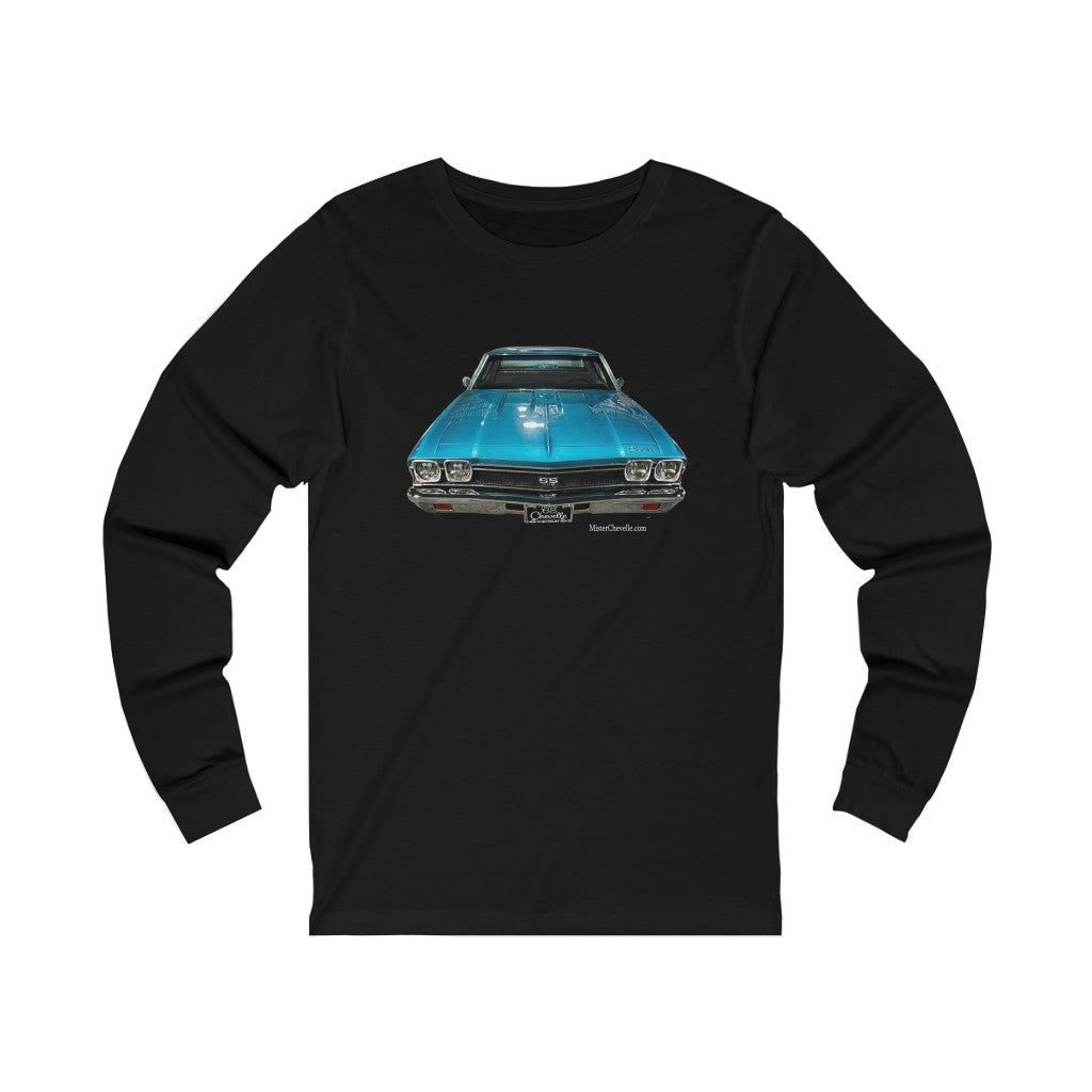 1968 Chevelle Long Sleeve T-Shirt Classic Muscle Car Guy Gift,lover,Camaro,GTO,firebird,nova,corvette,hot rod,Chevrolet,chevy