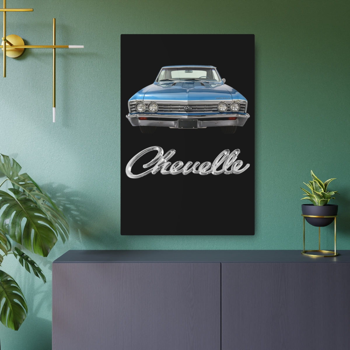 1967 Chevelle Metal Art Sign Firebird Classic Muscle Car Guy Gift,lover,Camaro,hot rod