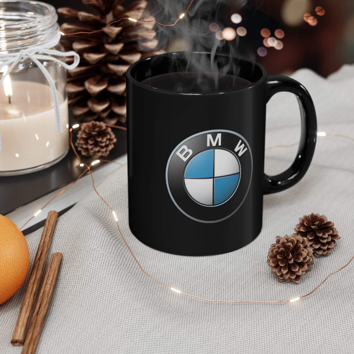 BMW 11oz Black Mug