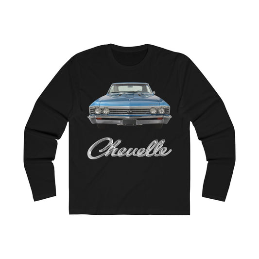 Blue 1967 Chevelle SS 396 Long Sleeve T-Shirt Car Guy Gift,lover,Camaro,GTO,firebird,mustang,nova,corvette,classic,hot rod,Chevrolet,chevy