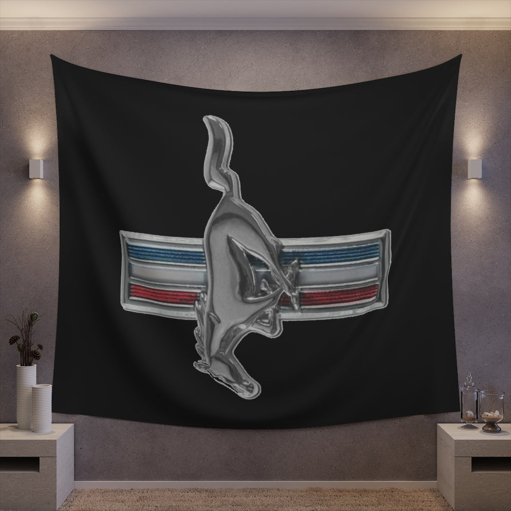 Printed Wall Tapestry Mustang Car Guy Gift,nova,corvette,charger,classic,hot Rod