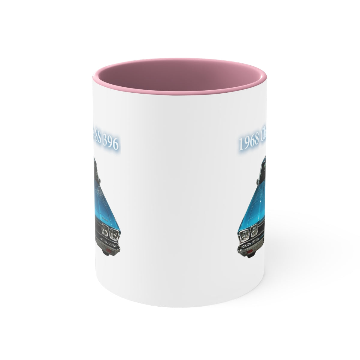 Tripoli Turquoise Chevelle 1968 SS 396 Accent Coffee Mug, 11oz