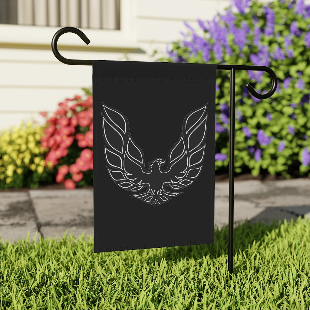 Black Pontiac Firebird Trans Am Formula Smokey Garden & House Banner