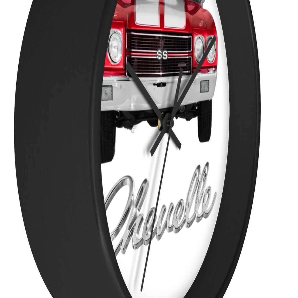 Red White 1970 Chevelle Wall clock Gift Decor Classic Muscle