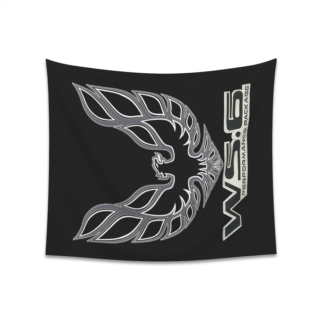 Printed Wall Tapestry WS6 Firebird Trans Am Car Guy Gift,nova,corvette,charger,classic,hot Rod black