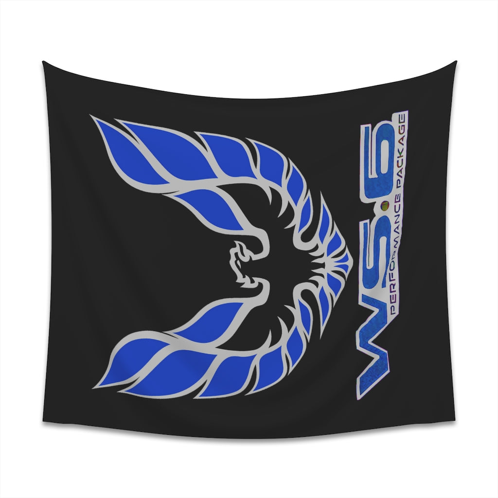 Printed Wall Tapestry WS6 Firebird Trans Am Car Guy Gift,nova,corvette,charger,classic,hot Rod blue