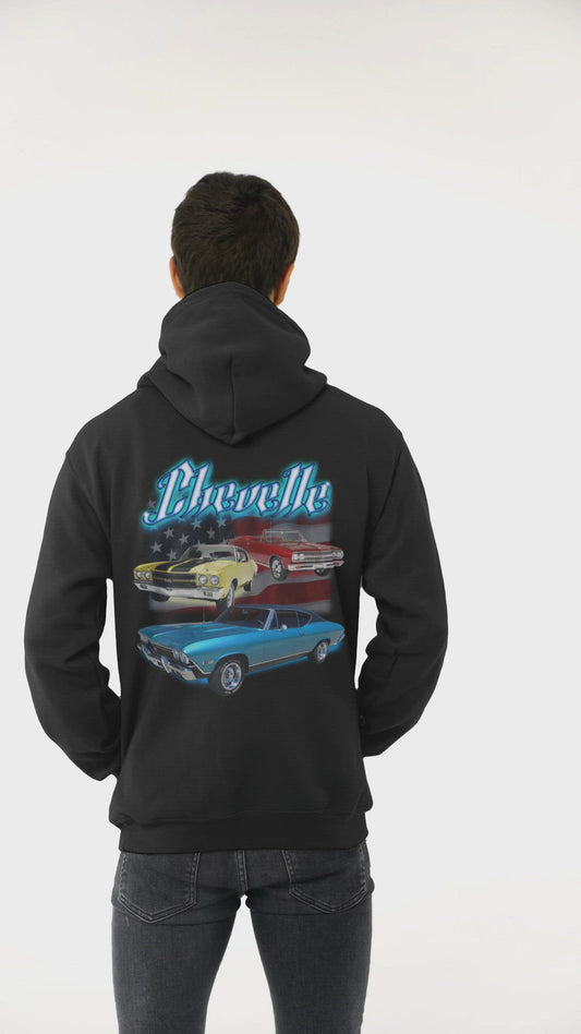 1965 1968 1970 Chevelle Ss 396 Heavy Blend Hoodie Classic Muscle Car Guy Gift,lover,Chevrolet
