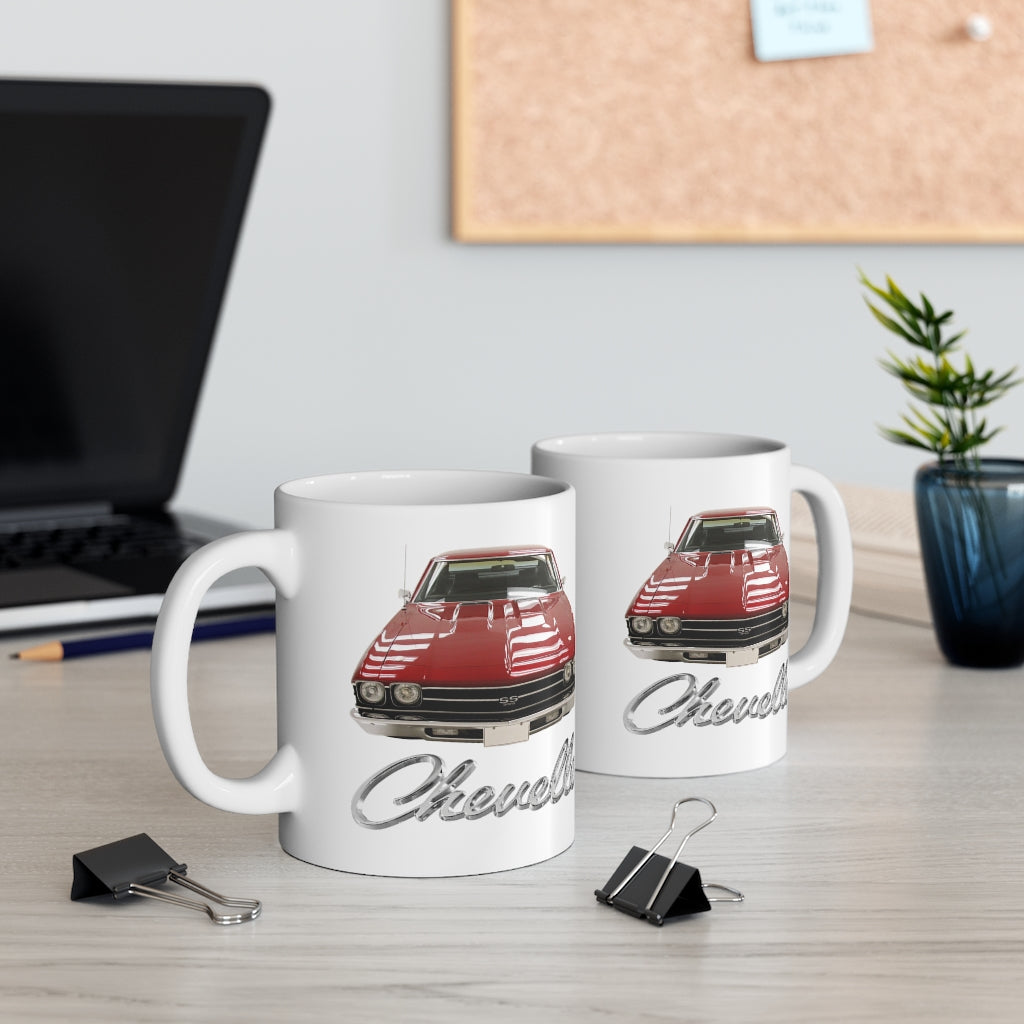1969 Chevelle SS Mug Car Guy Car Guy Gift,lover,Camaro,GTO,firebird,nova,corvette,classic,hot rod,Chevrolet,chevy