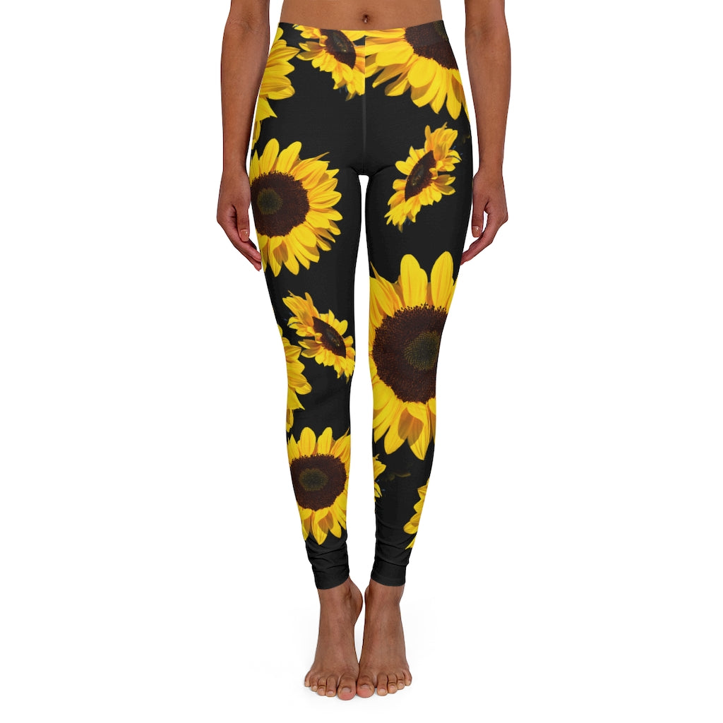 Sunflower Women's Spandex Yoga Leggings Gift for Her