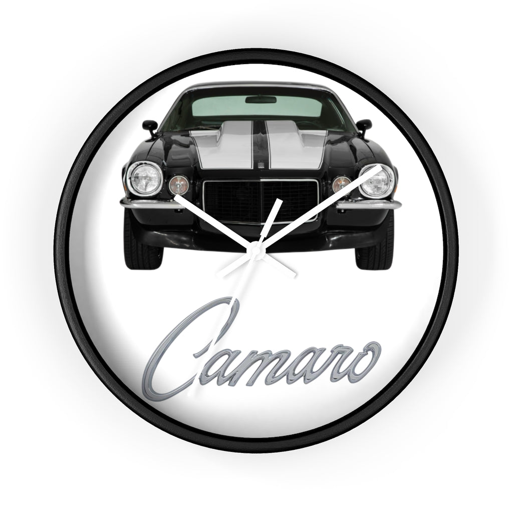 Black 1972 Camaro Wall clock Gift Decor Classic Muscle